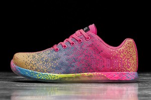 Pink Nobull Neon Glitch Trainers | UK 2138AH