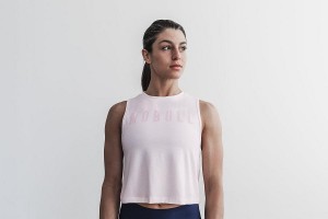 Pink Nobull WoMuscle (SEASONAL Colors) Tanks | UK 2267JP