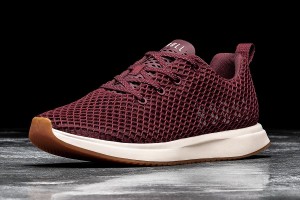 Red Nobull Crimson Ivory Mesh Running Shoes | UK 1689VR