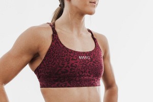 Red Nobull Sports Bra (PLUSH Heather) Sports Bra | UK 2237YX