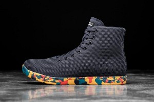 Royal Nobull High-Top Ink Wild Marigold Trainers | UK 1832JP