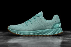 Turquoise Nobull Ripstop Running Shoes | UK 1723SG