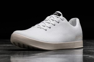 White Nobull Ivory Canvas Trainers | UK 2069UZ