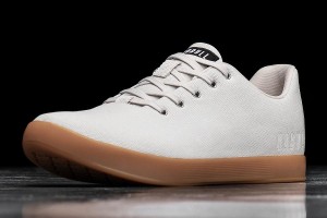 White Nobull Ivory Gum Canvas Trainers | UK 1999NW