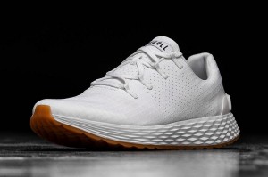 White Nobull Ripstop Running Shoes | UK 1784XY