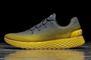 Yellow Nobull Lemon Drop Gradient Ripstop Running Shoes | UK 1813EB