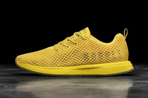 Yellow Nobull Rubber Ducky Mesh Running Shoes | UK 1791NW